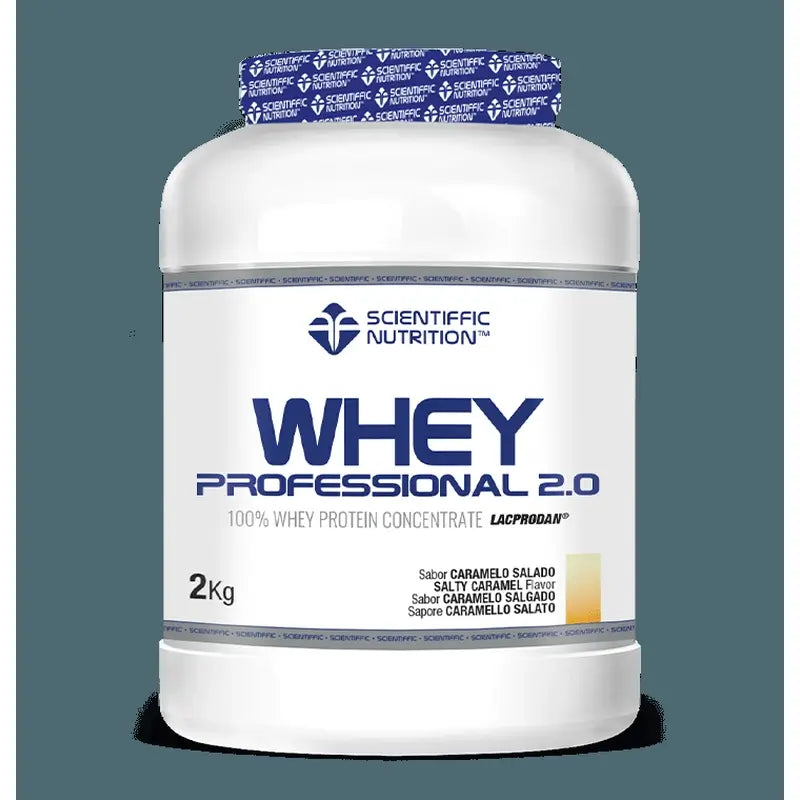 Scientiffic Nutrition Whey Professional 2.0 Caramel salé, 2000 grammes
