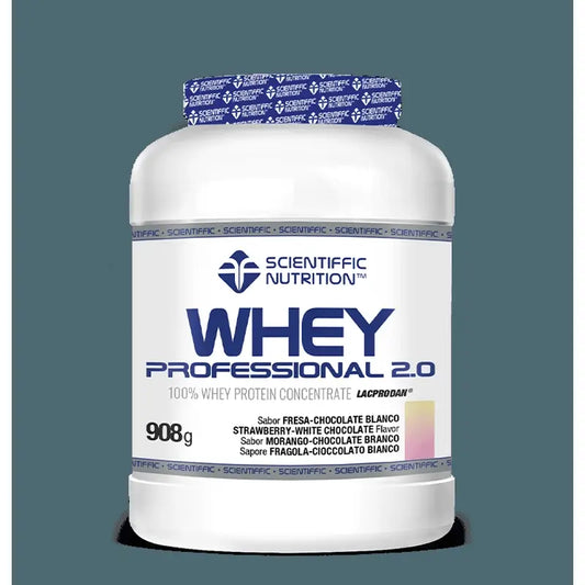 Scientiffic Nutrition Whey Professional 2.0 Strawberry White Choco , 908 grammes