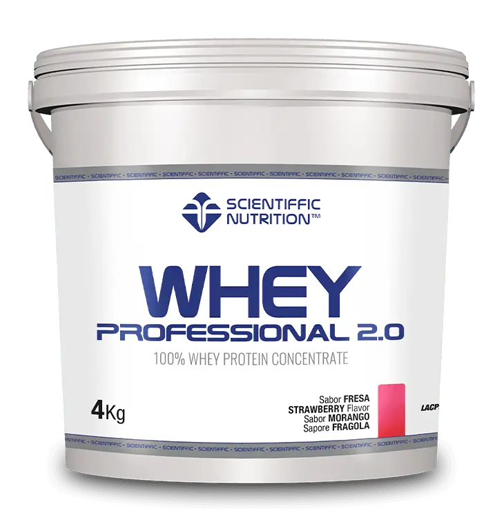 Scientiffic Nutrition Whey Professional 2.0 Fraise, 4 kg