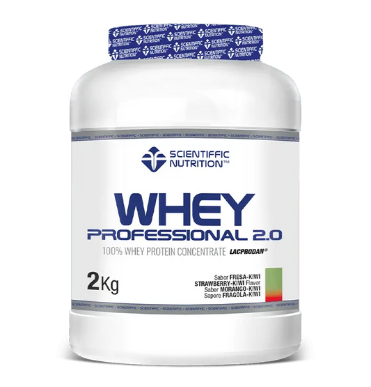 Scientiffic Nutrition Whey Professional 2.0 Fraise Kiwi, 2 kg