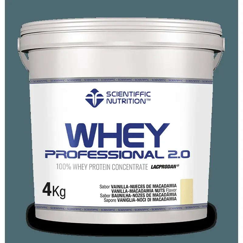 Scientiffic Nutrition Whey Professional 2.0 Vanilla Macadam Nuts, 4000 grammes