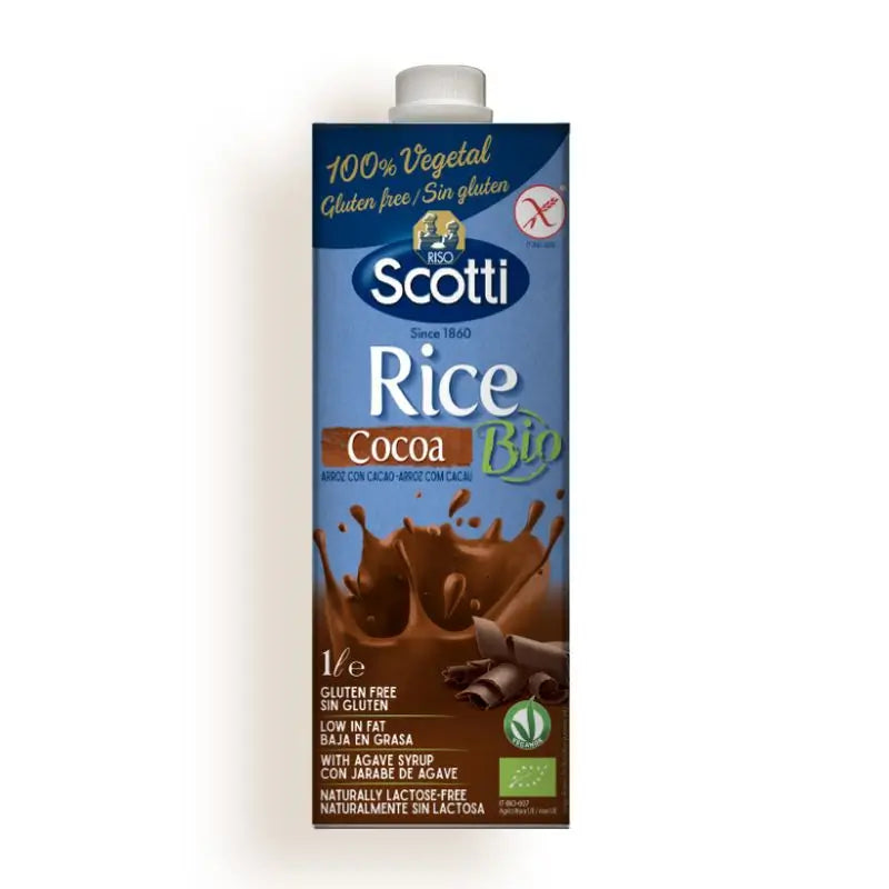 Scotti boisson au riz végétal avec cacao 1L .Bio Sg Veg**