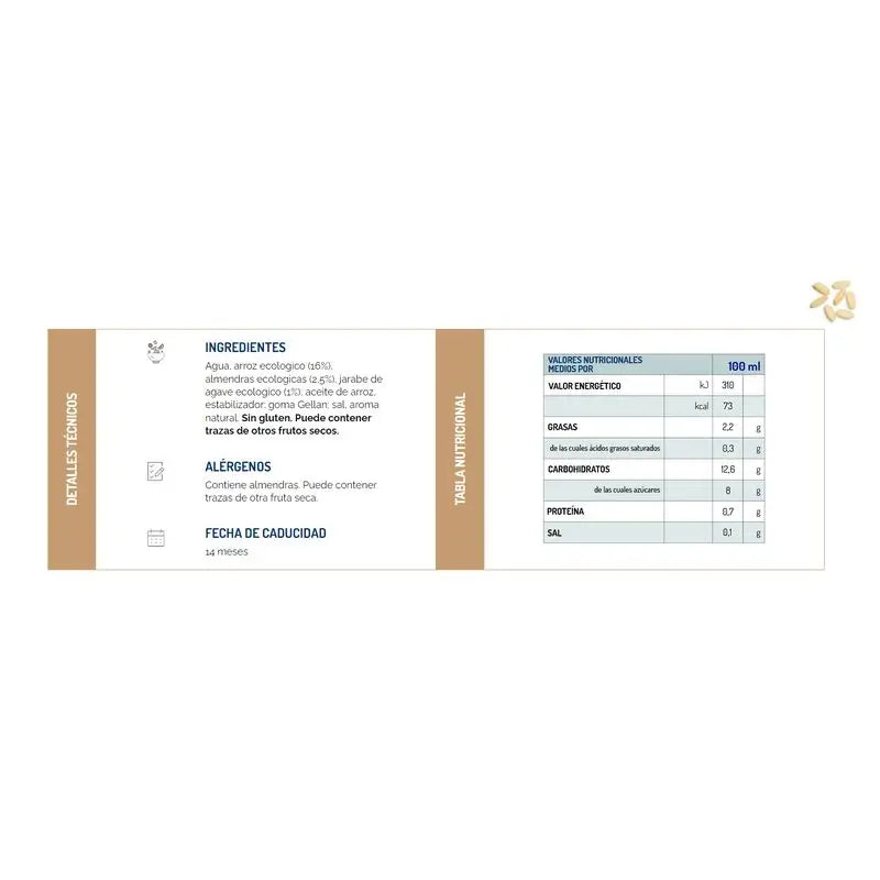 Scotti Rice & Almond Vegetable Drink 1L Bio Sg Vega