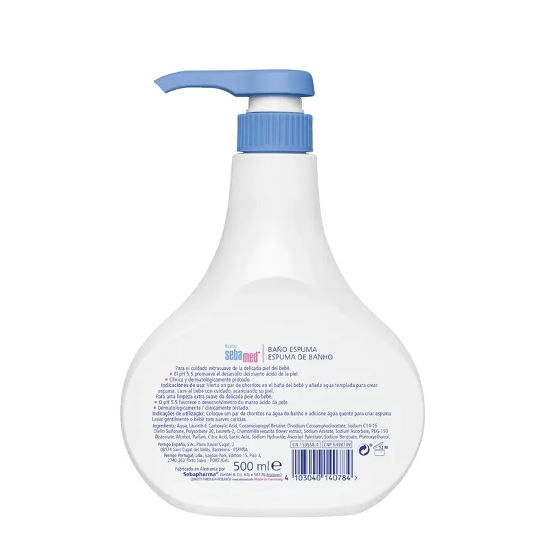SEBAMED Bain Moussant pour Peau Délicate 500 ml