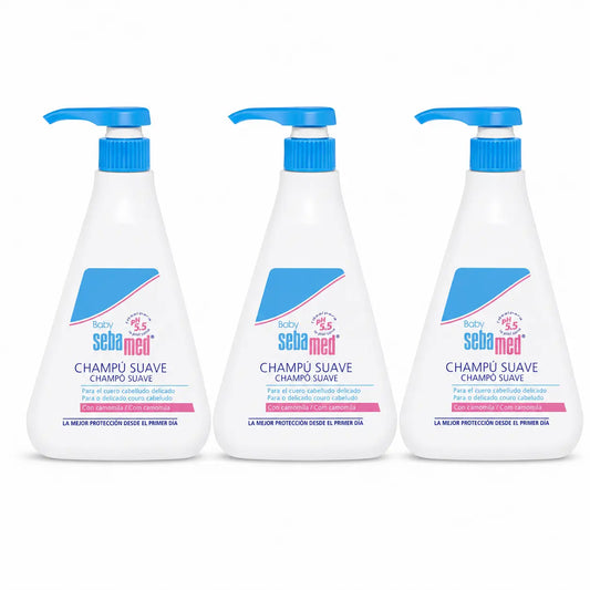 Sebamed Baby Shampooing doux 500 ml, pack 3