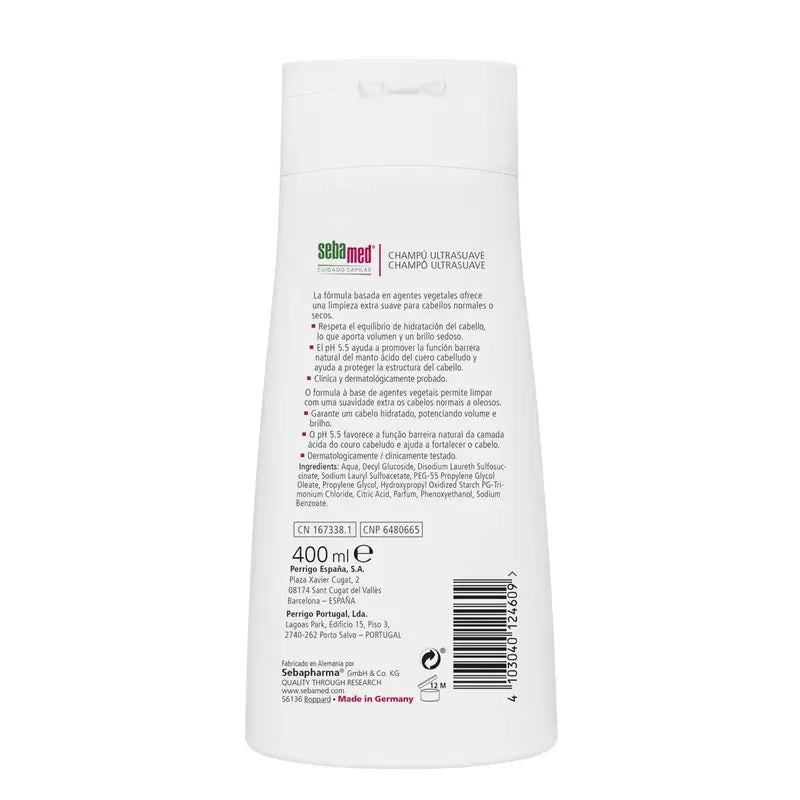 SEBAMED Shampooing ultra doux 400 ml