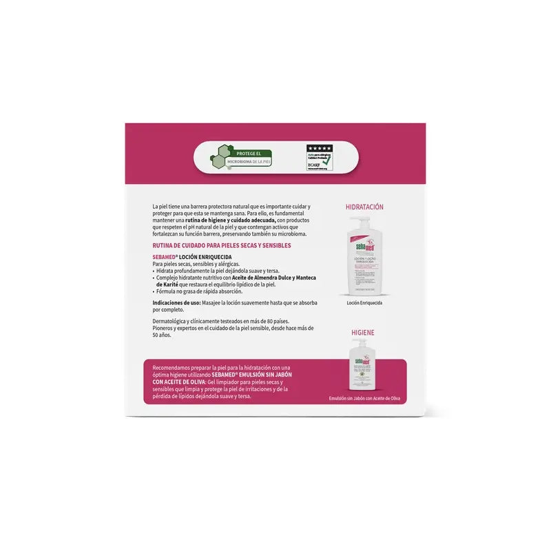 Sebamed Pack Body Lotion, 750 ml 2e paquet à 60% de réduction