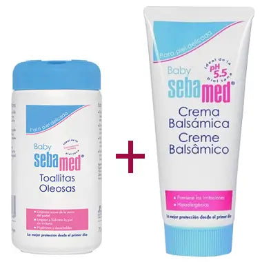SEBAMED Pack Crème Balsamique 200 ml + Lingettes grasses 72 pcs.