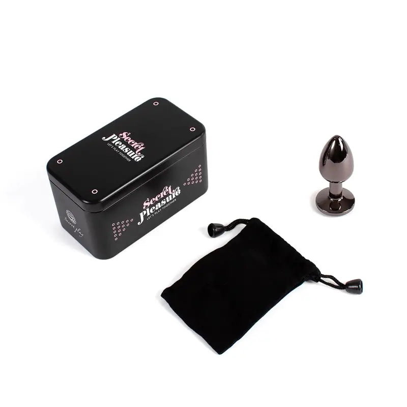 Secret Play Gunmetal Butt Plug Taille S 7 Cm