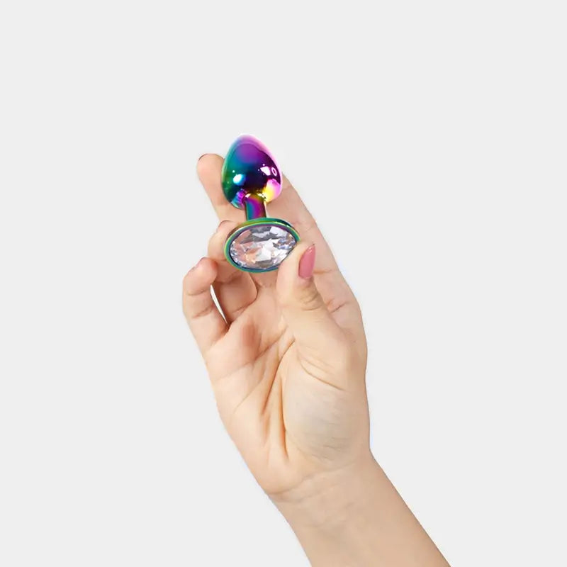 Secret Play Metal Butt Plug Multicolore Taille S 7 Cm