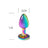Secret Play Metal Butt Plug Multicolore Taille S 7 Cm
