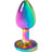 Secret Play Metal Butt Plug Multicolore Taille S 7 Cm