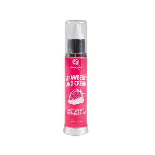 Secret Play Play Strawberries and Cream Hot Lubricant 50 Ml