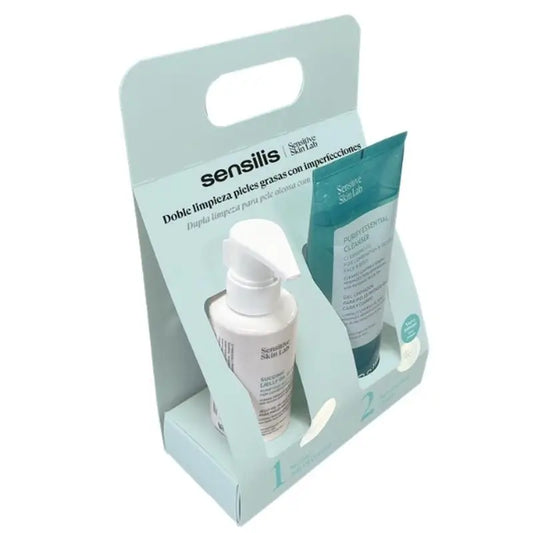 Sensilis Pack hygiène du visage Purify +Succinic, 150ml+200ml