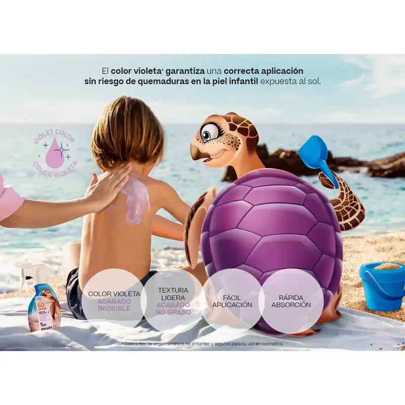 Sensilis Lotion Spray Spf50+ Pédiatrie, 200 ml