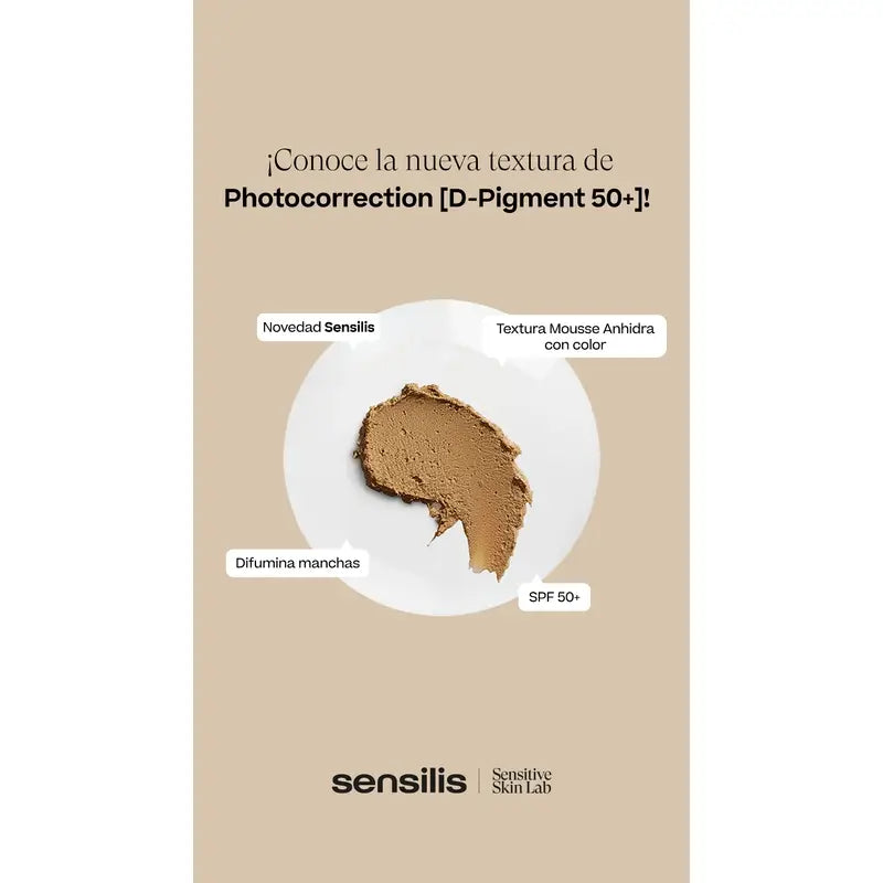 Sensilis Photocorrection [D-Pigment 50+] Mousse dépigmentante 40 ml