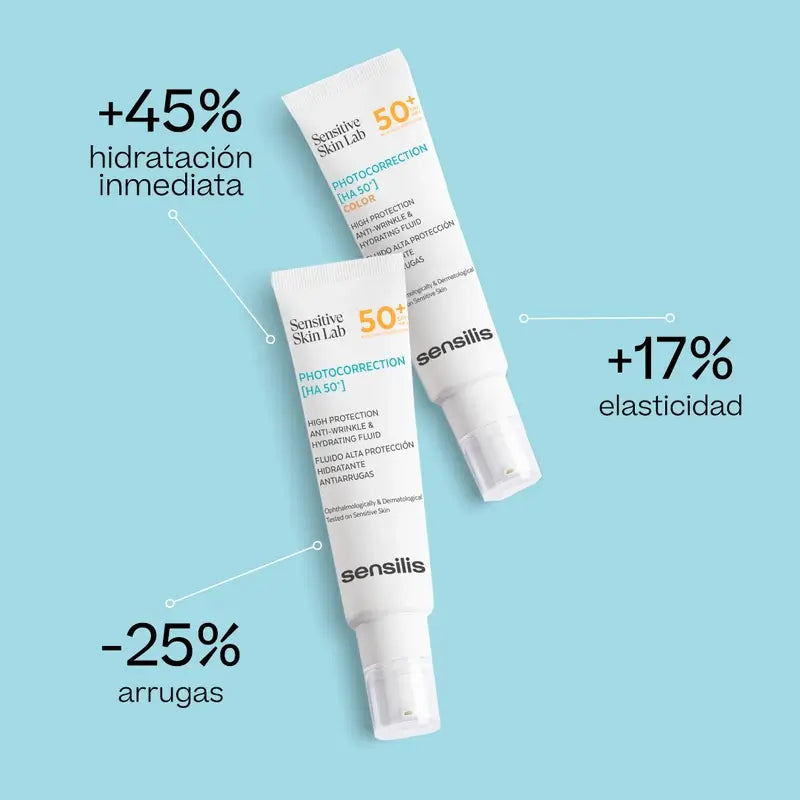 Sensilis Photocorrection [Ha 50+] Crème hydratante et anti-rides 50Ml