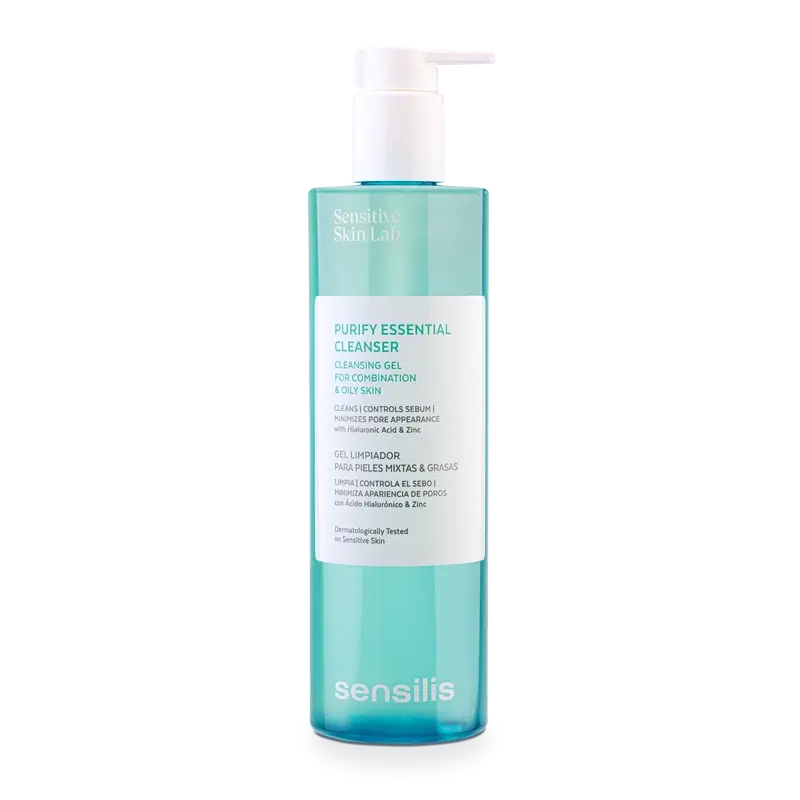 Sensilis Purify Essential Cleanser Gel nettoyant pour les peaux grasses et mixtes 400 ml