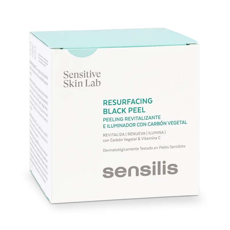 Sensilis Resurfacing Black Peel Peeling revitalisant et éclaircissant 50 ml