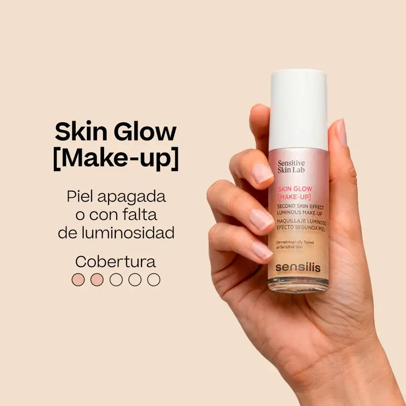 Sensilis Skin Glow Makeup Fond de teint lumineux - Beige Rosé 04, 30 ml