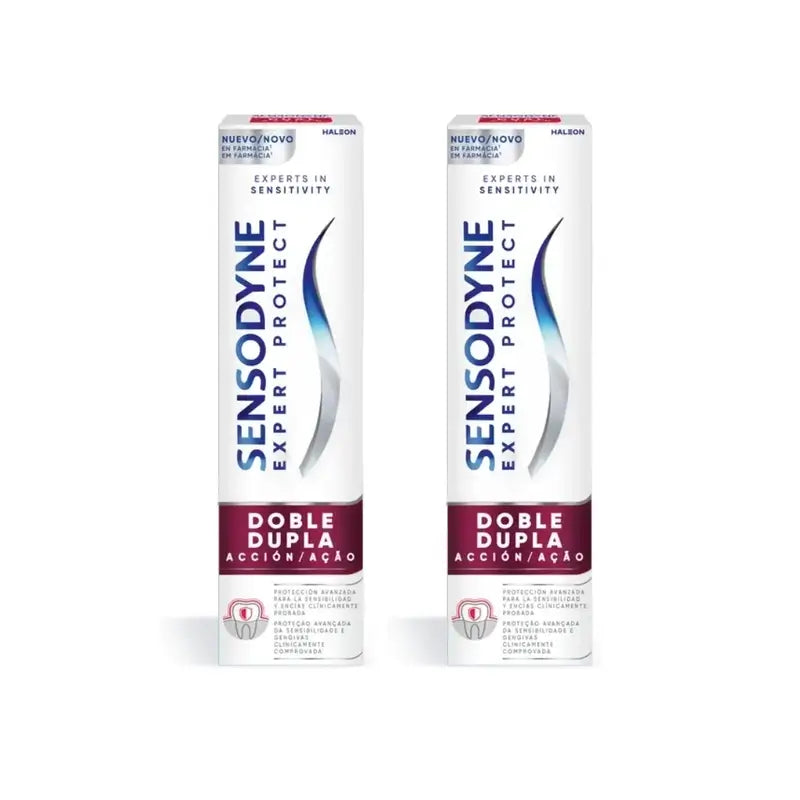 Sensodyne Expert Protect Dentifrice Double Action, 2X75 Ml