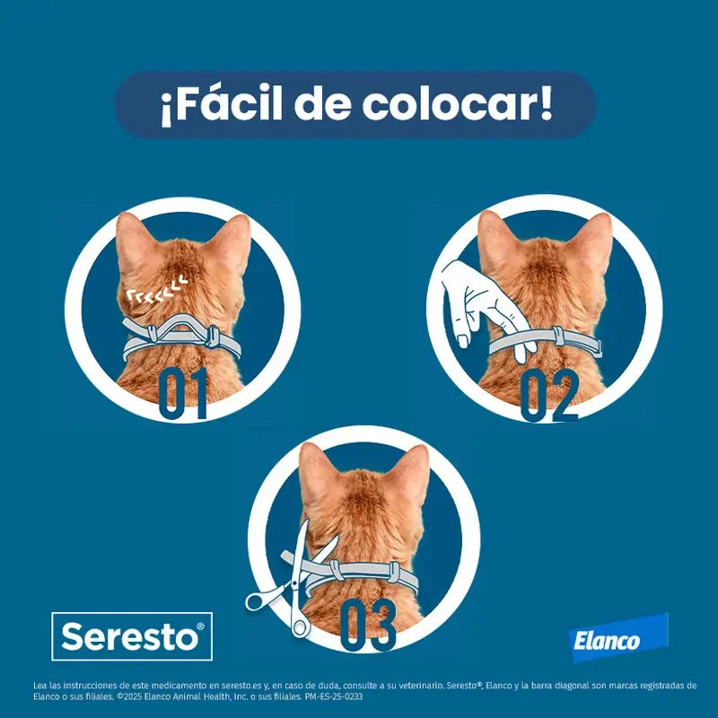 Collier pour chat Seresto Pack 2 unités