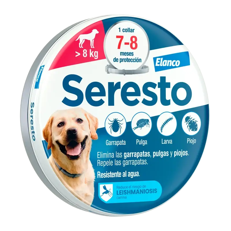 Collier pour chien Seresto +8Kg Large