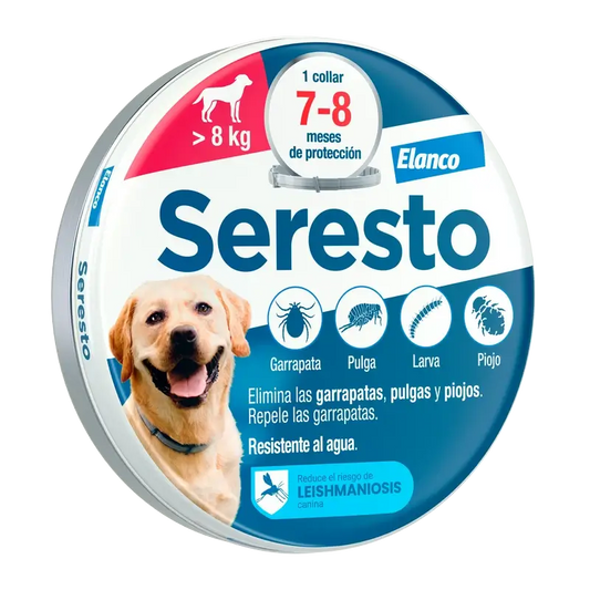 Collier pour chien Seresto +8Kg Large
