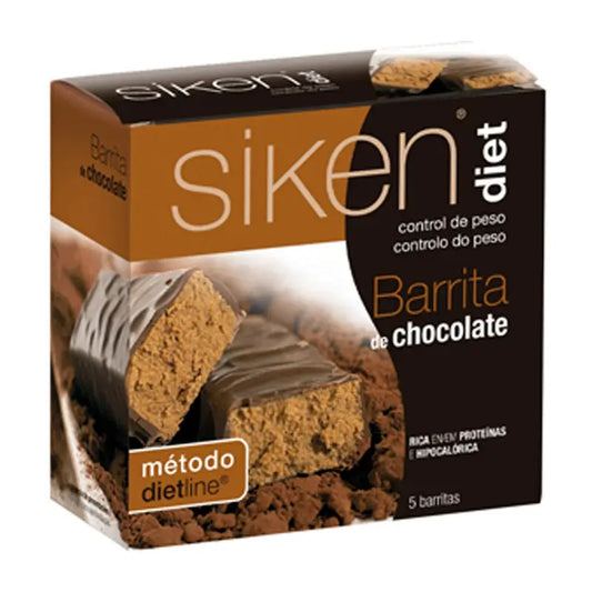 Siken Diet Chocolate Bar 5 Units