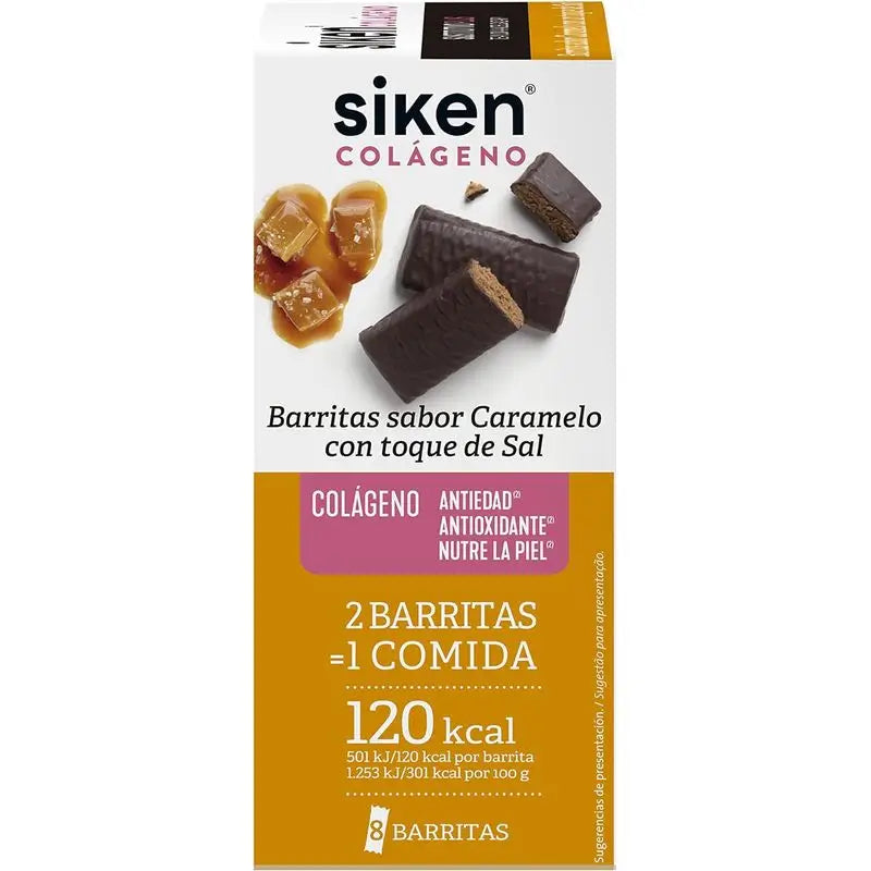 Siken Collagen Substitute Collagen Barrita Caramel , 8 unités