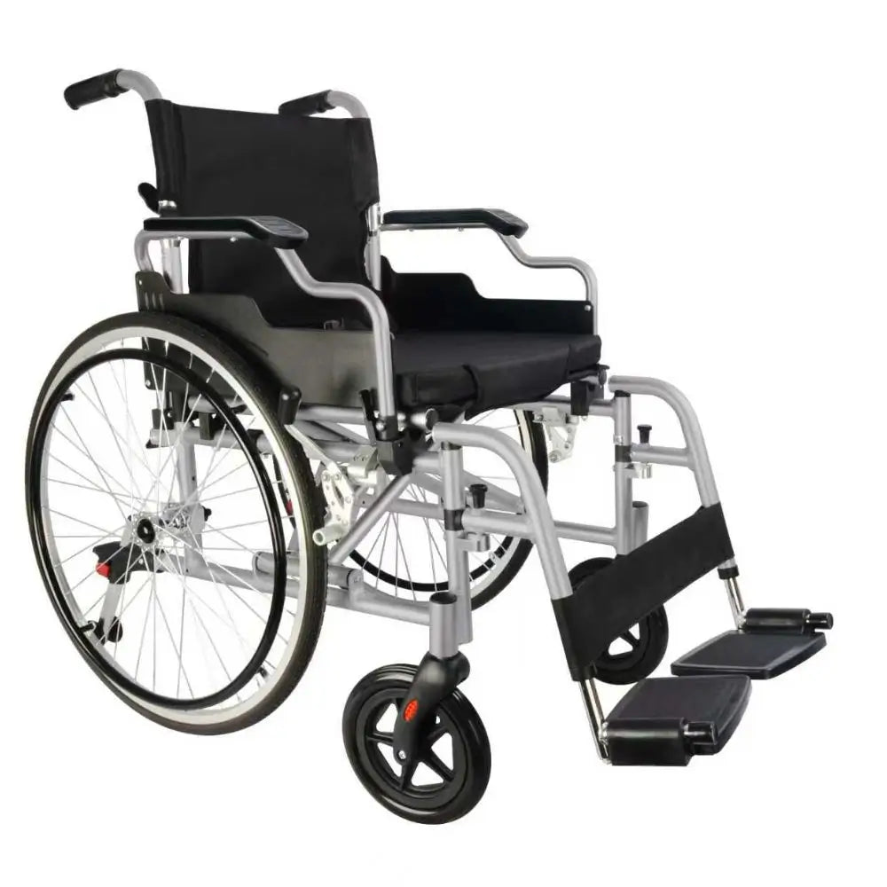 Chaise en aluminium à propulsion autonome et anti-basculement, taille 52 cm