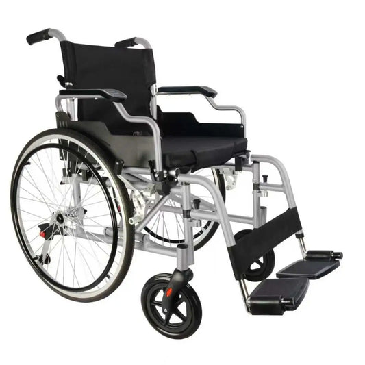 Chaise en aluminium à propulsion autonome et anti-basculement, taille 52 cm