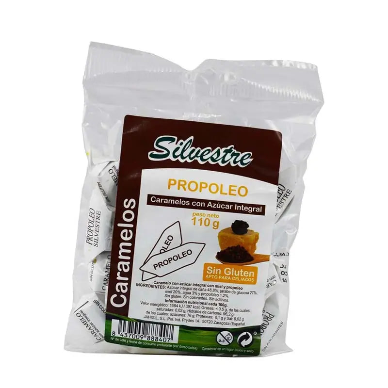 Silvestre Propolis & Honey Sugar Cane Sugar Candies 110Gr.