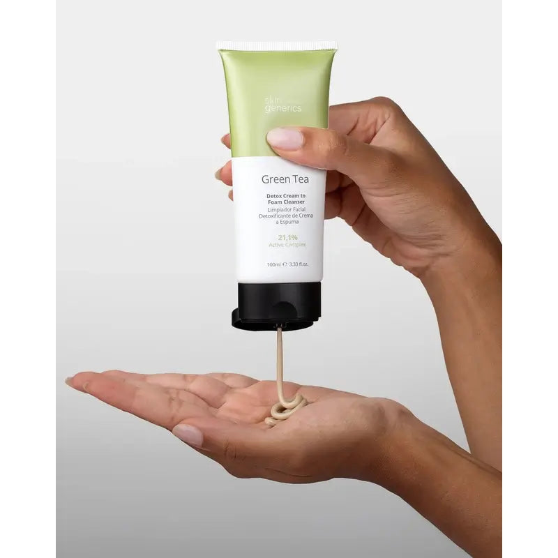 Skin Generics Crème moussante nettoyante au thé vert 20.1%.