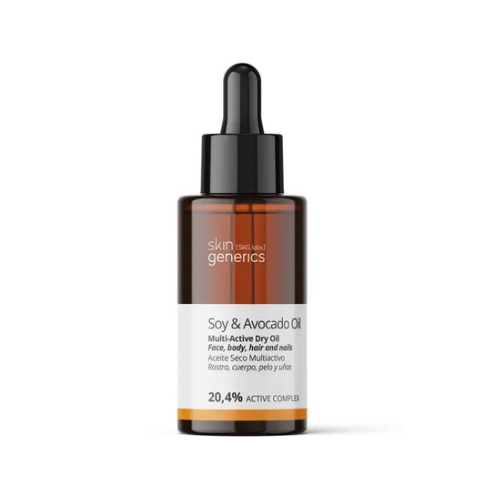 Skin Generics Multiactive Dry Oil Huile de soja et d'avocat 20,4% , 50 ml