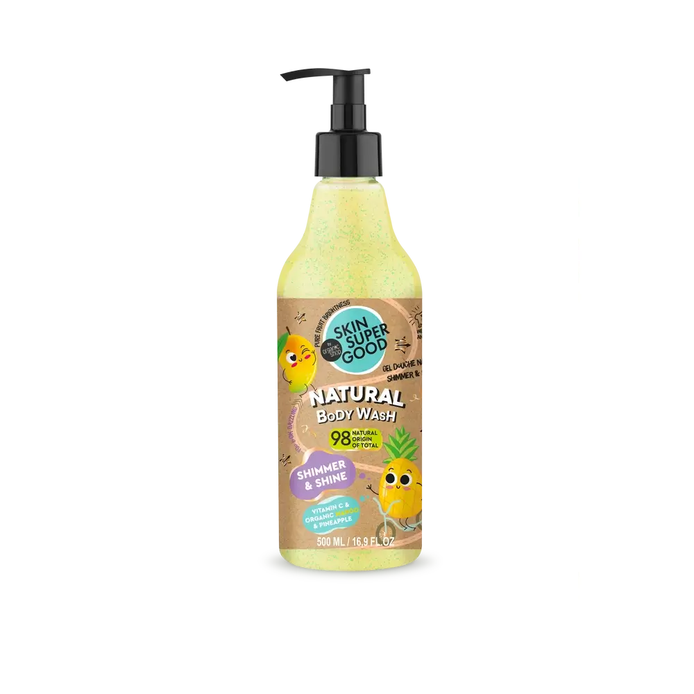 Skin Super Good Shimmer & Shine Natural Shower Gel , 500 ml