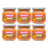 Smileat Bocal de fruits bio framboises et pêches, Pack 6 x 130 Gr