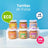 Smileat Bocal Trois Fruits, Pack 6 x 130 Gr