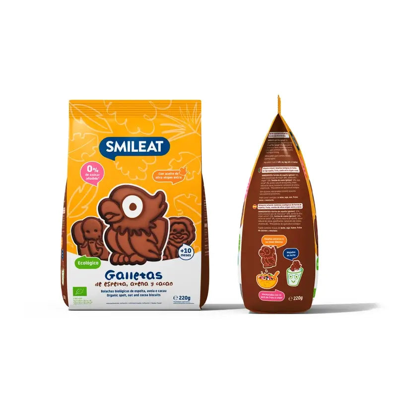 Smileat Cocoa Eco Biscuit , 220 gr
