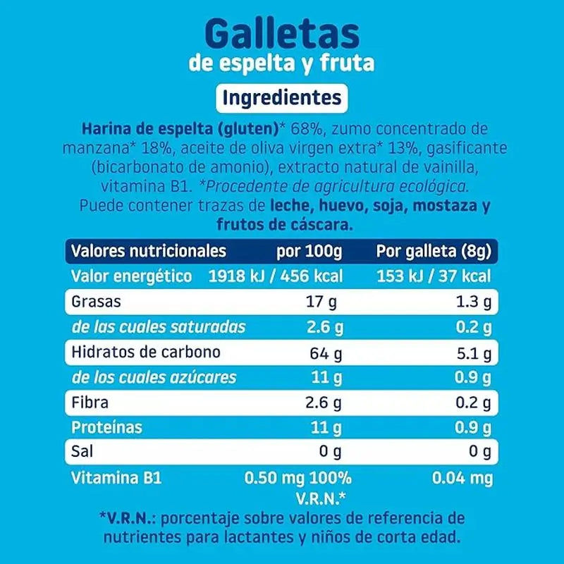 Smileat Crackers aux pommes et à l'épeautre, 220 g