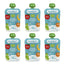 Smileat Pouch Assortiment de fruits 100 g, lot de 6