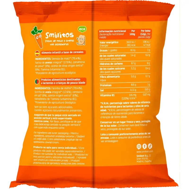 Smileat Smilitos Multipack, 48 grammes