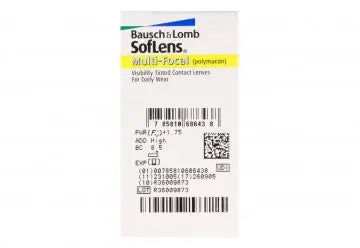 Lentilles multifocales mensuelles Soflens, 6 unités