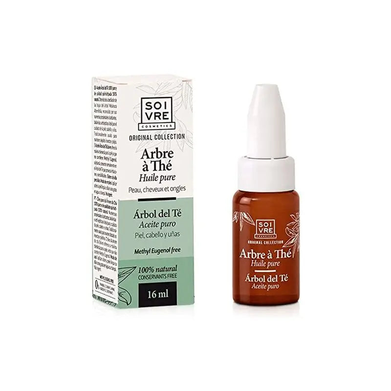 Soivre Huile d'arbre à thé Bio compte-gouttes, 16 ml