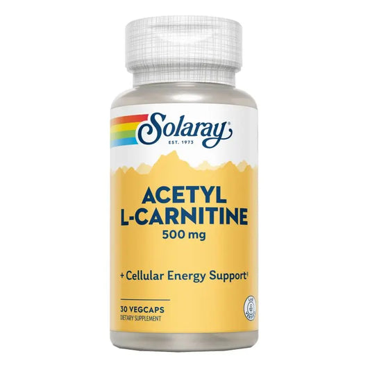 Solaray Acetyl L-Carnitine 500 Mg, 30 Capsules