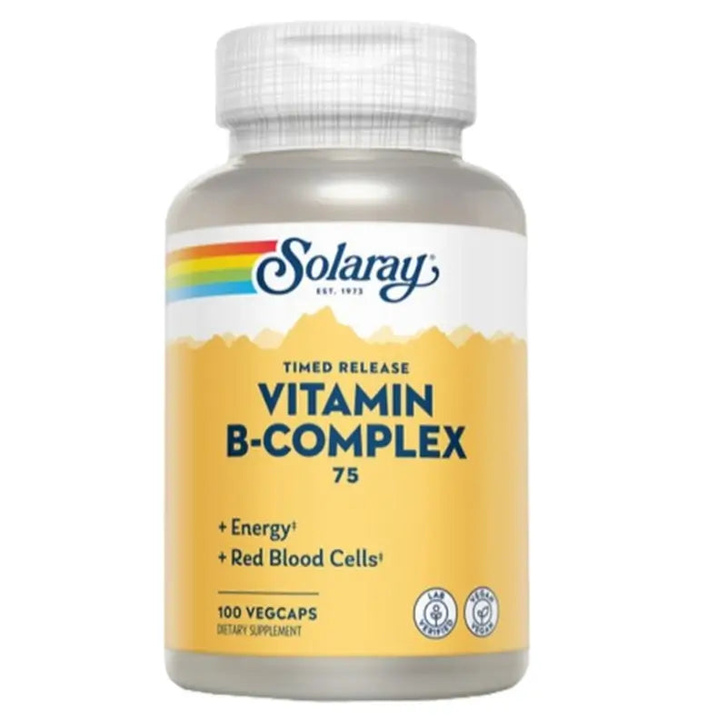 Solaray B Complex 75 A/R , 100 gélules