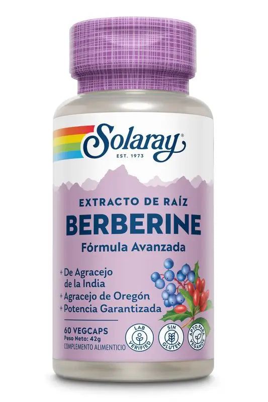 Solaray Berberine Advanced Formula, 60 Capsules