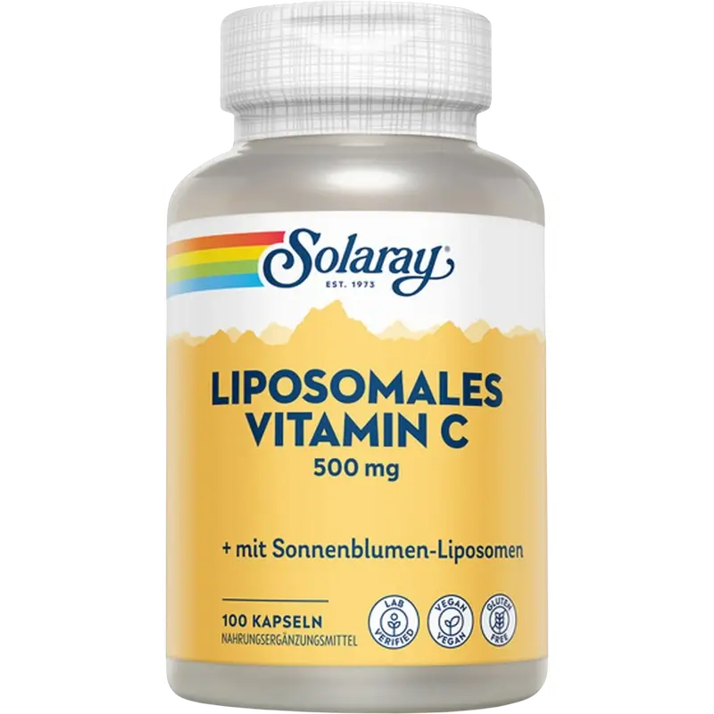 Solaray Vitamine C liposomale, 100 gélules végétaliennes