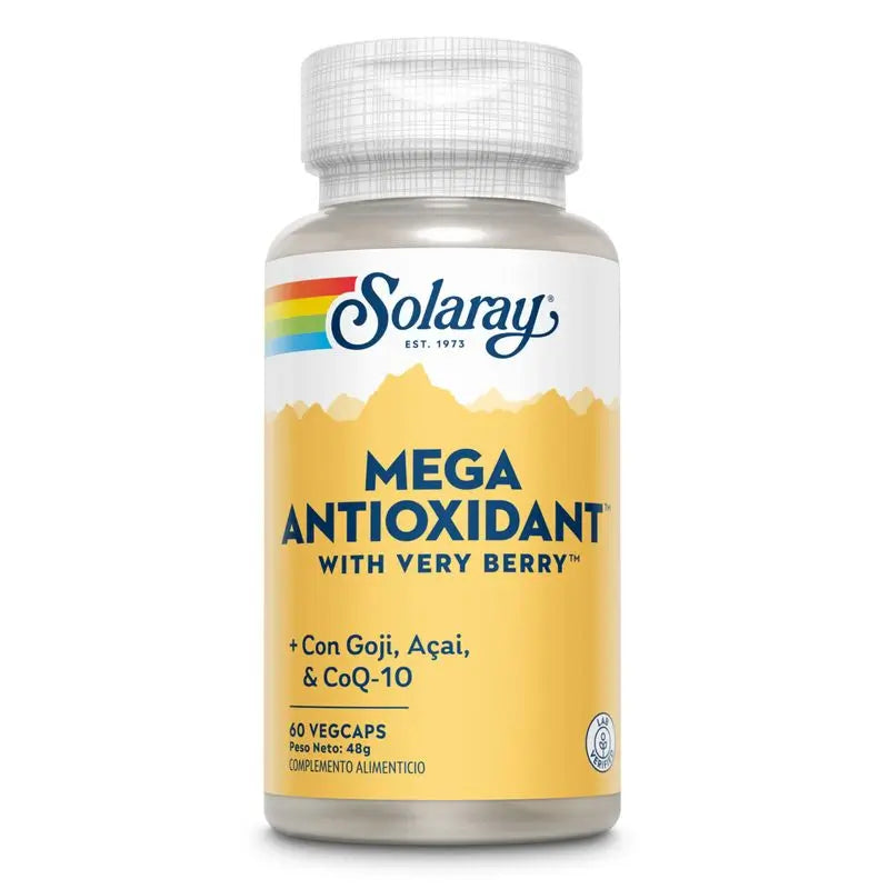 Solaray Mega Multi Antioxidante , 60 cápsulas