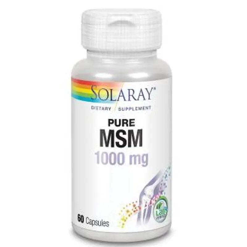 Solaray Msm Pure 1000Mg. 60 Capsules